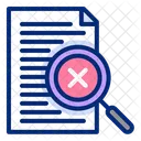 No Data Cannot Find Error Icon