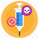 Vaccination No Death Injection Poison Injection Icon