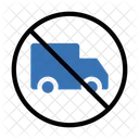 Truck Delivery Notallowed Icon