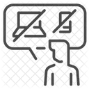 Digital Detox No Devices Unplugged Icon