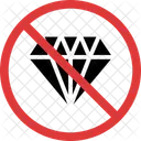 No Diamond No Prohibited Icon