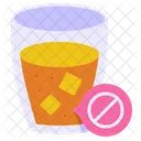 Flat No Drink Icon