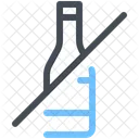 Bottle Drink No Drink Icon