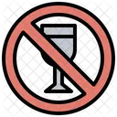 No Drink Alcoholic Signaling Icon