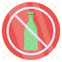 No Drink Stop Drinking Drink Prohibition Icon