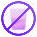 No Drinking No Drink Prohibition Icon