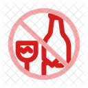 No Drinking No Drink No Alcohol Icon