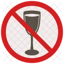 No Drinking Sign Icon