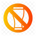 No Drinking Prohibition Forbidden Icon