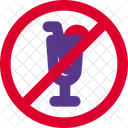 No Drinks No Water No Alcohol Icon