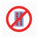 No Drug Prohibited Forbidden Icon