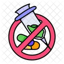 No Drug Pill Vaccine Icône