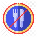 No Eating Eat Icon