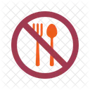 No Eating Fasting No Food Icon