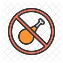 No Eating Eating Food Icon