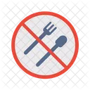 No Eating Eating Food Icon