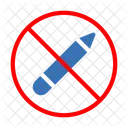 Restricted Pencil Ban Icon