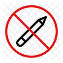 Restricted Pencil Ban Icon