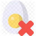 No Egg Egg Free Allergen Icon