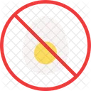 No Egg Allergen Egg Free Icon
