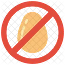 No Eggs Forbidden Vegan Icon
