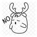 No Disagree Sticker Icon