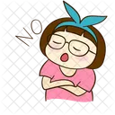 Refused No Decline Reject Miumiu Emoticon Expression Icon