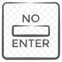 No Entrar No Entrar No Entrar Icono