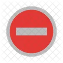 No Entry Prohibition Restriction Icon