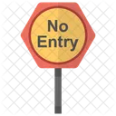 No Entry Prohibitory Icon