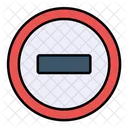 Prohibition Restriction Barrier Icon