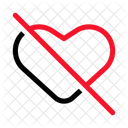 No Entry Heart Restriction Icon