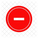 No Entry Prohibition Restriction Icon