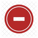 No Entry Prohibition Restriction Icon