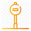 No Entry Regulation Road Sign Icon