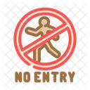 No Entry Door Icon