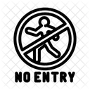 No Entry Door Icon