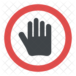 No Entry Sign Icon Of Flat Style Available In Svg Png Eps Ai Icon Fonts