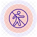 No Entry Sign Color Circle Icon Icon