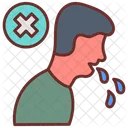 No Escupir Gotas Escupir Icono