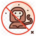 No Evolution No Monkey No Animal Icon