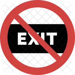 No Exit  Icon