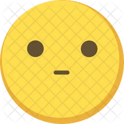 No Expression Emoji Icon