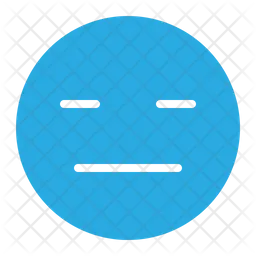 No Expression Emoji Icon