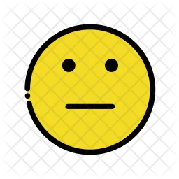 No expression emoji Emoji Icon