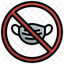 No Facial Mask  Icon