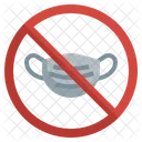 No Facial Mask  Icon