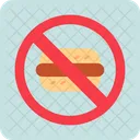 No Fast Food Fast Burger Icon