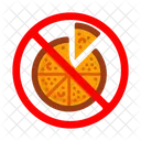 Pizza Slice Prohibition Icon