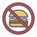 No Fastfood Fitness Icon